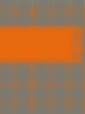 Framed Abstract Orange 3 Print