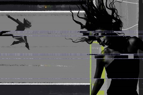 Framed Shattered Glass Print