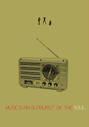 Framed Music Of Soul Print