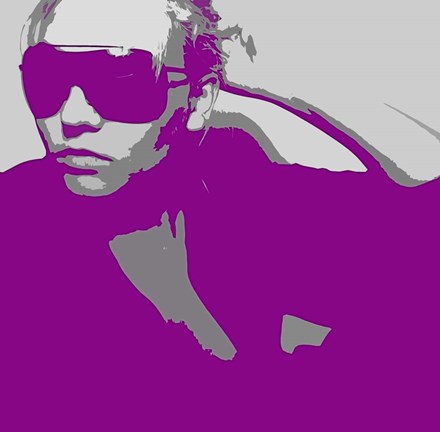 Framed Niki In Glasses Print