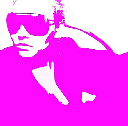 Framed Niki Pink Print