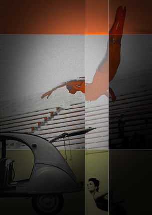 Framed French Kiss Print