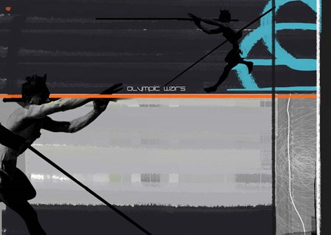 Framed Olympic Effort Print