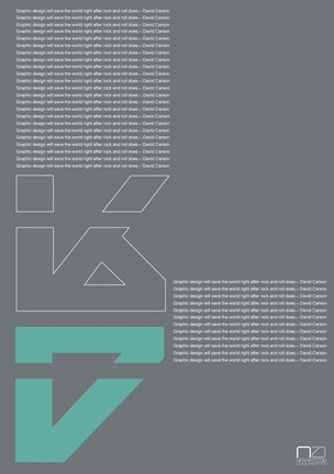 Framed David Carson Print