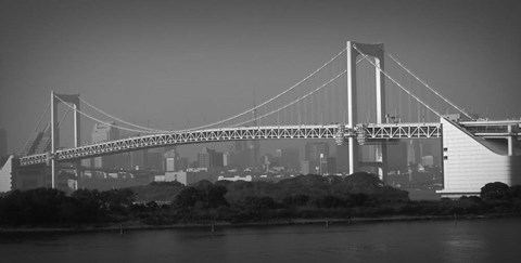 Framed Tokyo Rainbow Bridge Print