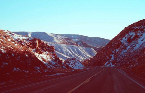 Framed Death Valley Road Print