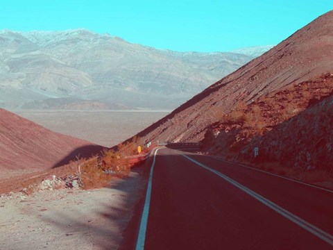 Framed Death Valley Road 3 Print