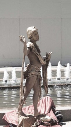 Framed Posing In Front Of Momma Print