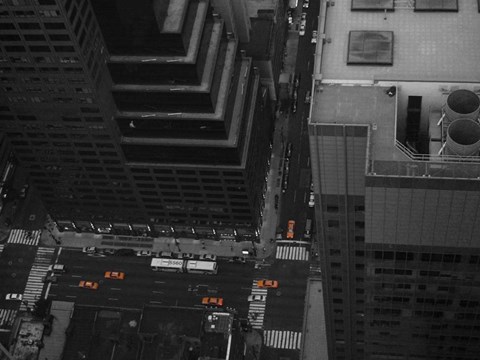 Framed NYC From The Top 1 Print