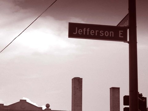 Framed Jefferson Avenue Print