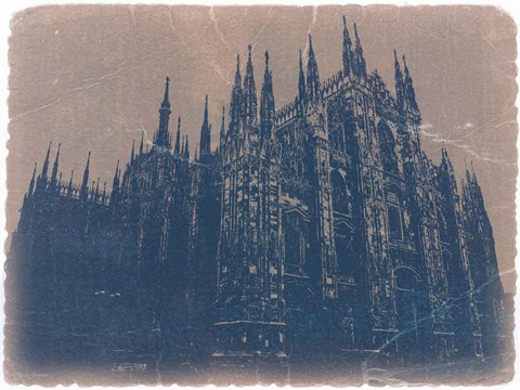 Framed Milan Cathedral Print