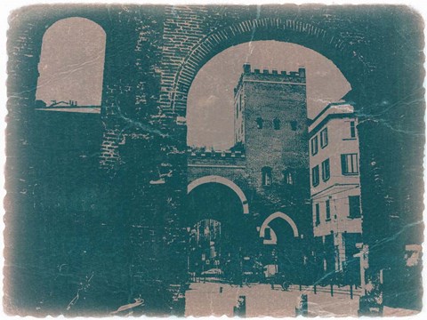 Framed Old Milan Print