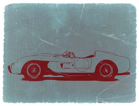 Framed Ferrari Testa Rosa Print