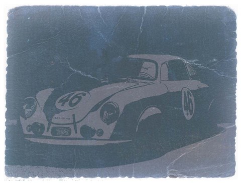 Framed Porsche 356 Coupe Front Print