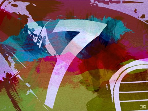 Framed Racing 7 Print