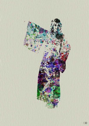 Framed Kimono Dancer 6 Print