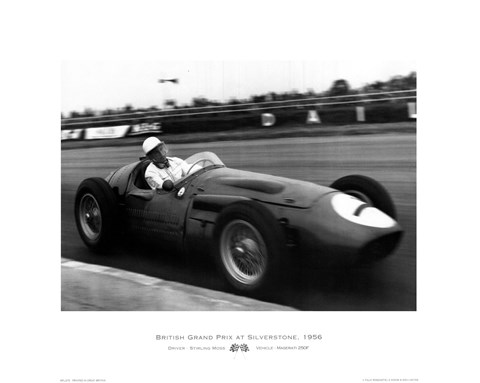 Framed A. Smith - British Grand Prix-Silverstone-&#39;56 Print