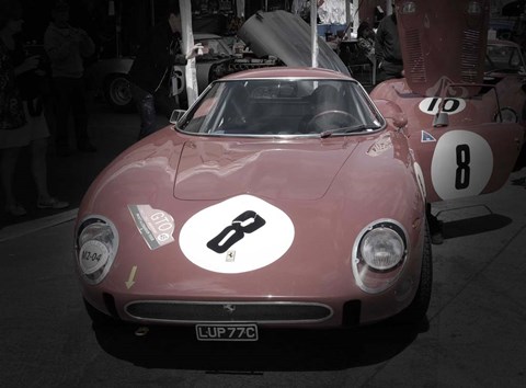 Framed Ferrari Before the Race Print