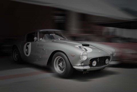 Framed Ferrari 250 GTB Before The Race Print