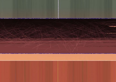 Framed Abstract Brown Field Print