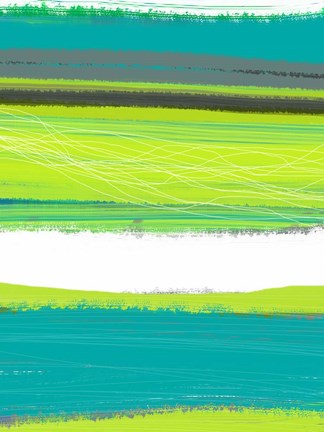 Framed Aquatic Breeze 1 Print