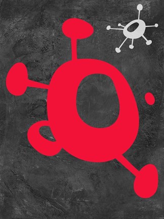 Framed Abstract Splash Theme 11 Print