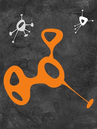 Framed Abstract Splash Theme 12 Print