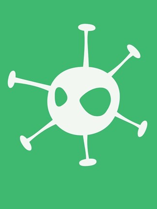 Framed Funny Shape Alien 3 Print