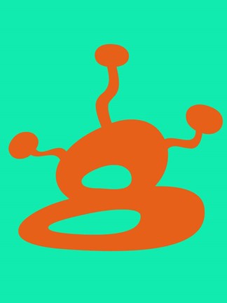 Framed Funny Shape Brin 2 Print