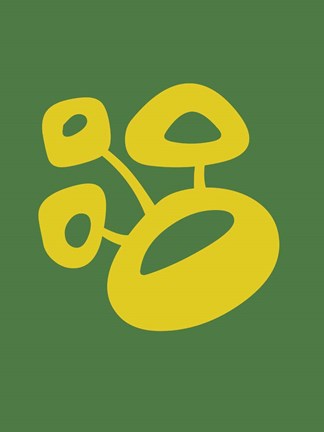 Framed Funny Shape Blum 1 Print