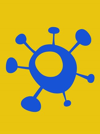 Framed Funny Shape Sun 1 Print