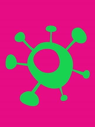 Framed Funny Shape Sun 2 Print