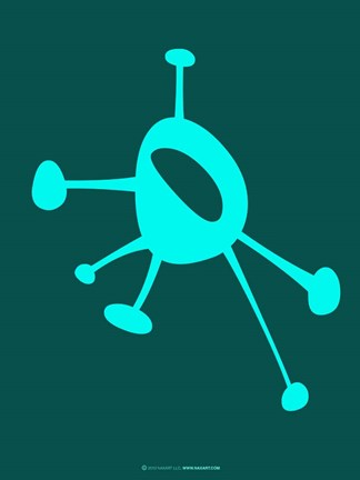 Framed Funny Shape Purk 1 Print