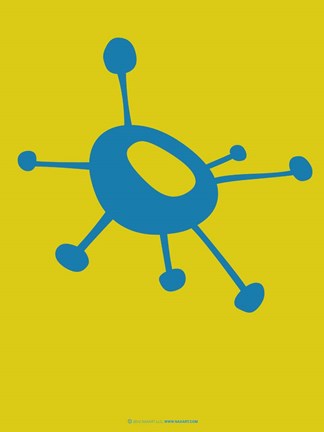 Framed Funny Shape Lask 1 Print