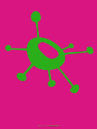 Framed Funny Shape Lask 2 Print