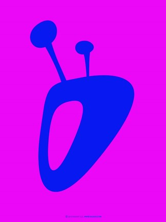 Framed Funny Shape Uno 3 Print