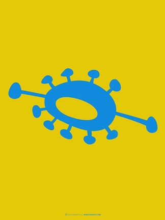 Framed Funny Shape Tat 1 Print