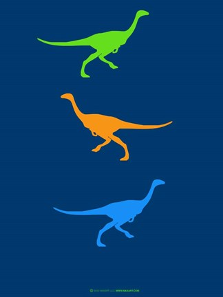 Framed Dinosaur Family 2 Print