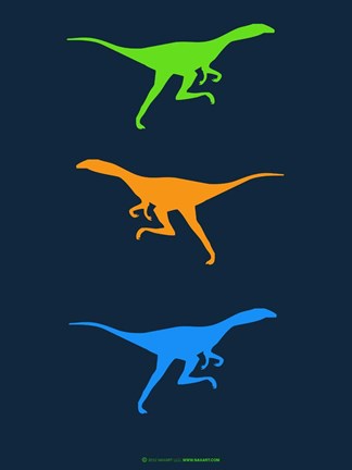 Framed Dinosaur Family 16 Print