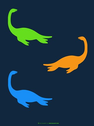 Framed Dinosaur Family 20 Print