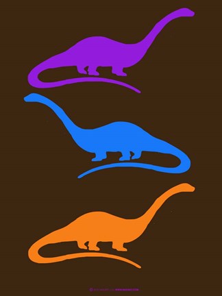 Framed Dinosaur Family 26 Print