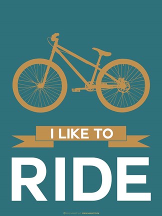 Framed I Like to Ride 6 Print