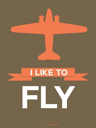 Framed I Like to Fly 5 Print