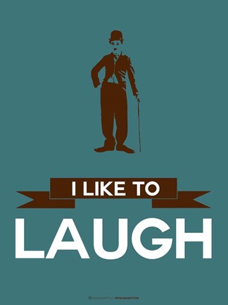 Framed I Like to Laugh 3 Print