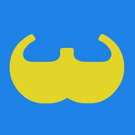 Framed Letter W Yellow Print