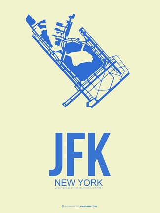 Framed JFK New York 3 Print