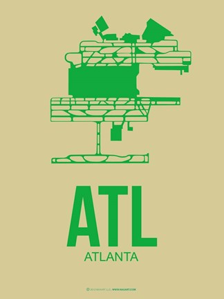 Framed ATL Atlanta 1 Print