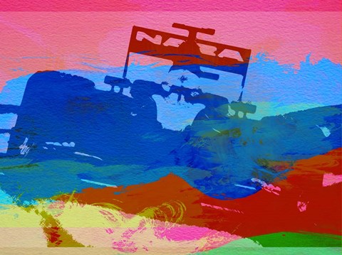 Framed Lotus F1 Print