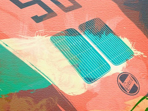 Framed Porsche 356 Detail Print