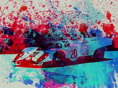 Framed Porsche 917 Gulf Print